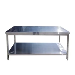 Stainless Steel Kitchen table set up