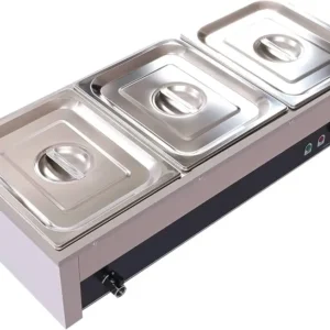 Stainless Steel Warmer 3 insert food warmer